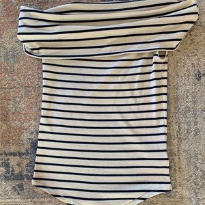 Off the shoulder free people shirt